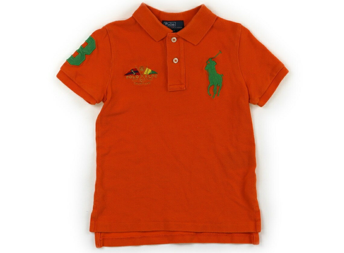 　ブランド 　POLO RALPH LAUREN(ポロラルフローレン) 　カテゴリー 　ポロシャツ 　サイズ 　110サイズ 　色 　オレンジ 　状態 　★★★ 　記名 　なし 　ジャンル 　Boy 鹿の子地。実際のサイズ表記は4T。色褪せがありますが、まだお使い頂けそうです。 ＊【状態】【サイズ】に関しての詳しい説明はこちら