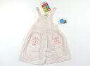 キッコ chicco ジャンパースカート 80 女の子 ホワイト・パステルピンクチェック 子供服 ベビー服 キッズ アウトレット ユーズド 【中古】キッズ・ベビー・マタニティ