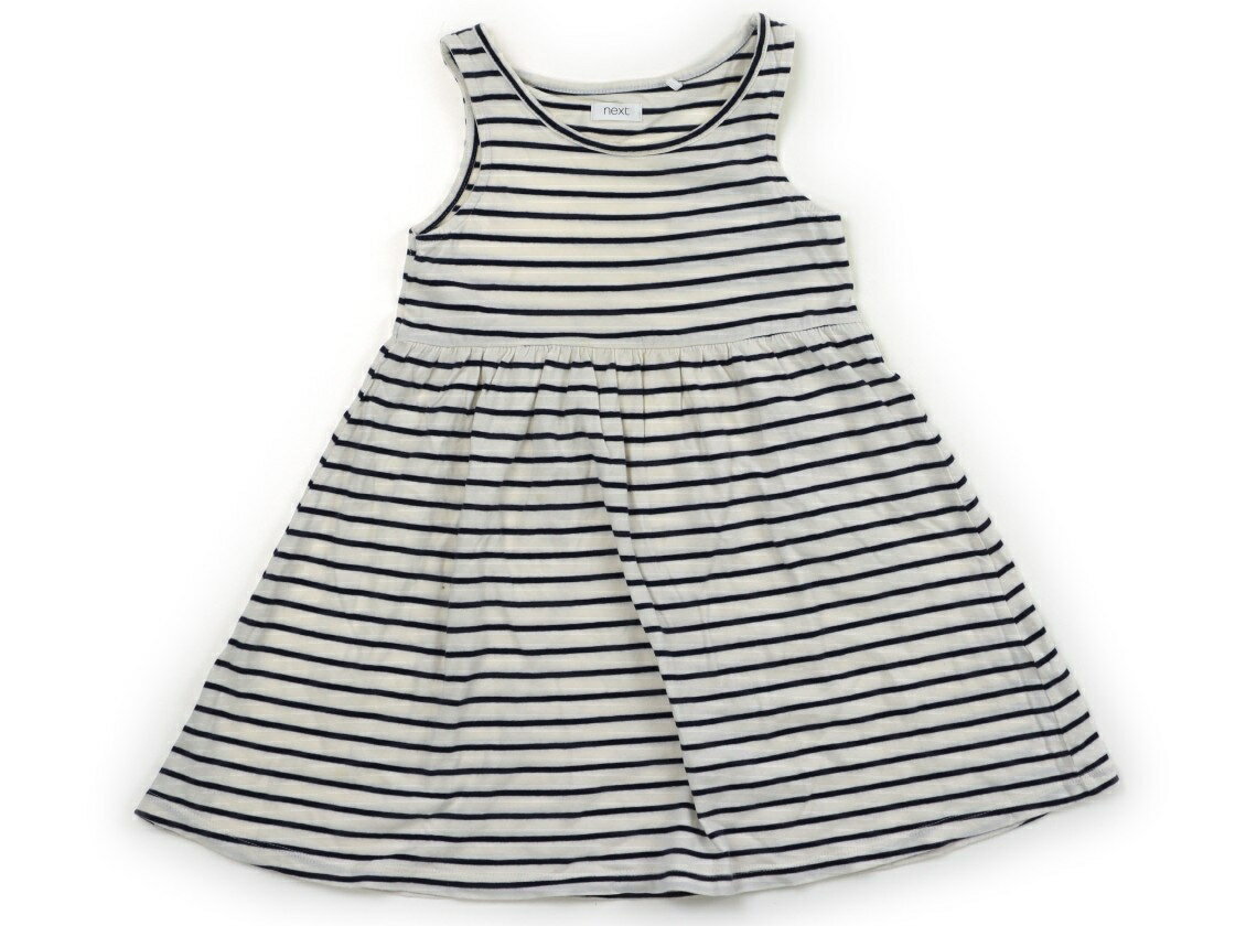 ネクスト NEXT ワンピース 110 女の子 ボーダー、白、ネイビー 子供服 ベビー服 キッズ アウトレット ユーズド 【中古】キッズ・ベビー・マタニティ
