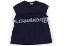 セラフ Seraph Tシャツ・カットソー 110 女の子 薄いネイビー 子供服 ベビー服 キッズ アウトレット ユーズド 【中古】キッズ・ベビー・マタニティ(4)