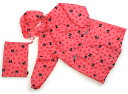 ダブルB Double B レインコート・レインハット 100 女の子 ピンク、赤い星柄、クマ 子供服 ベビー服 キッズ アウトレット ユーズド 【中古】キッズ・ベビー・マタニティ(4)