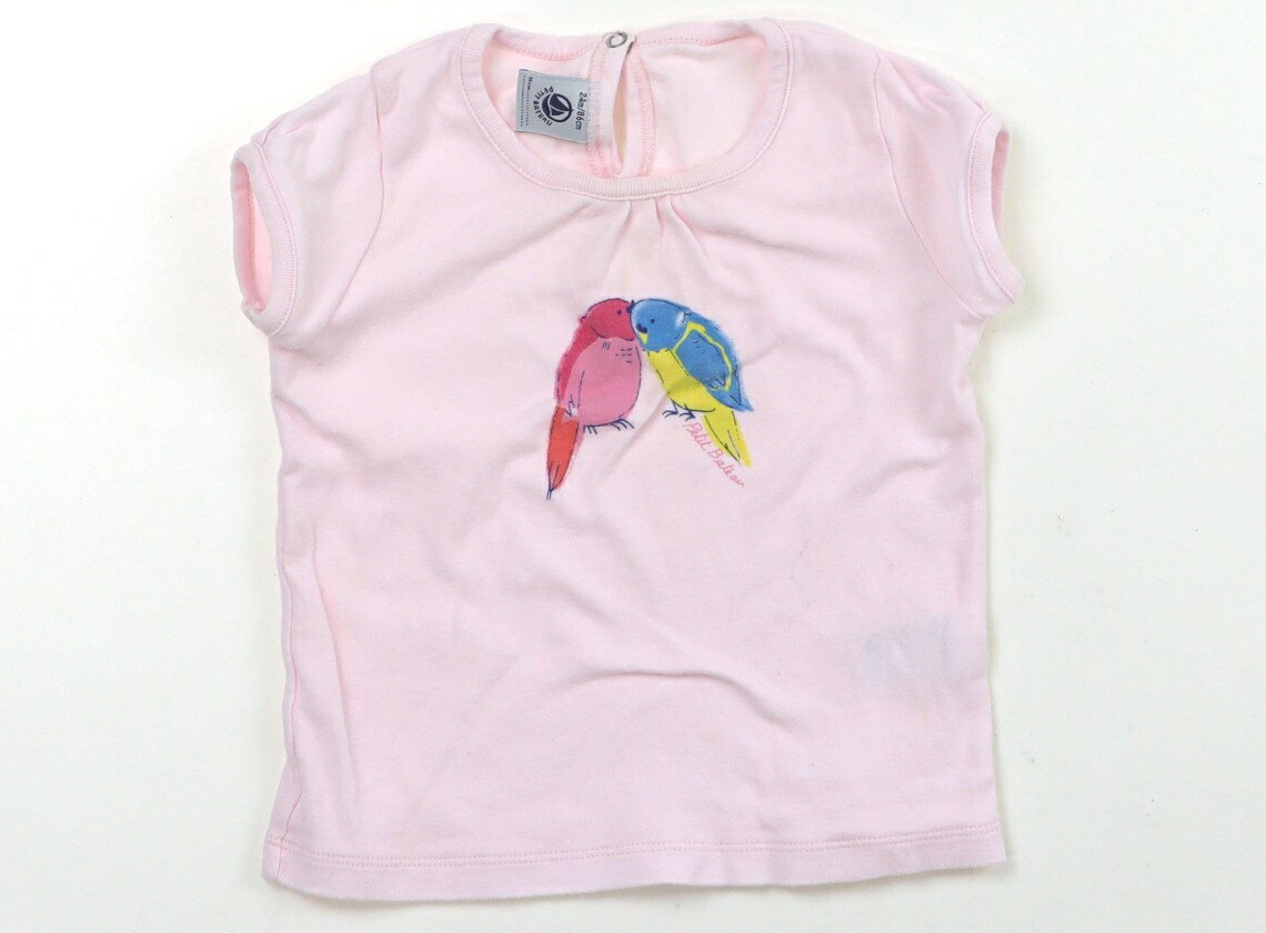 Rakuten - プチバトー PETIT BATEAU Tシャツ・カットソー 80 女の子 パステルピンク 子供服 ベビー服 キッズ アウトレット ユーズド 【中古】キッズ・ベビー・マタニティ