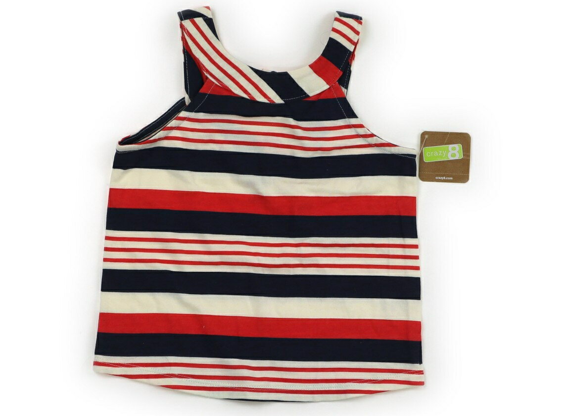 Crazy 8 Tank Top/Camisole, Size 100, Girls, Navy, Red, Ivory, Children's Clothing, Baby Clothes, Kids, Outlet, Used [Pre-owned] Kids, Baby, Maternity