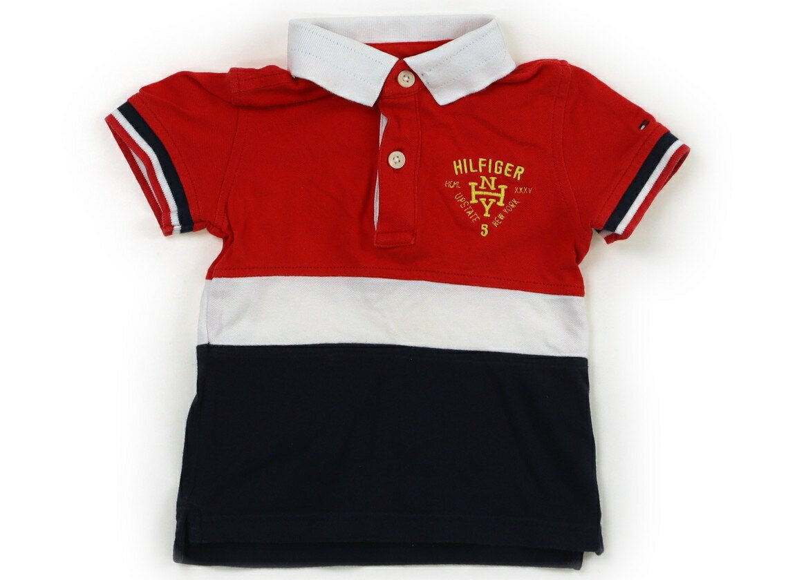 　ブランド 　Tommy Hilfiger(トミーヒルフィガー) 　カテゴリー 　ポロシャツ 　サイズ 　80サイズ 　色 　レッド・オフホワイト・ネイビー 　状態 　★★（返品不可） 　記名 　なし 　ジャンル 　Boy 腹部に薄いシミあり。全体的に色褪せと毛羽立ちに伴う白っぽさがありますが、普段使いにいかがでしょうか。 ＊【状態】【サイズ】に関しての詳しい説明はこちら
