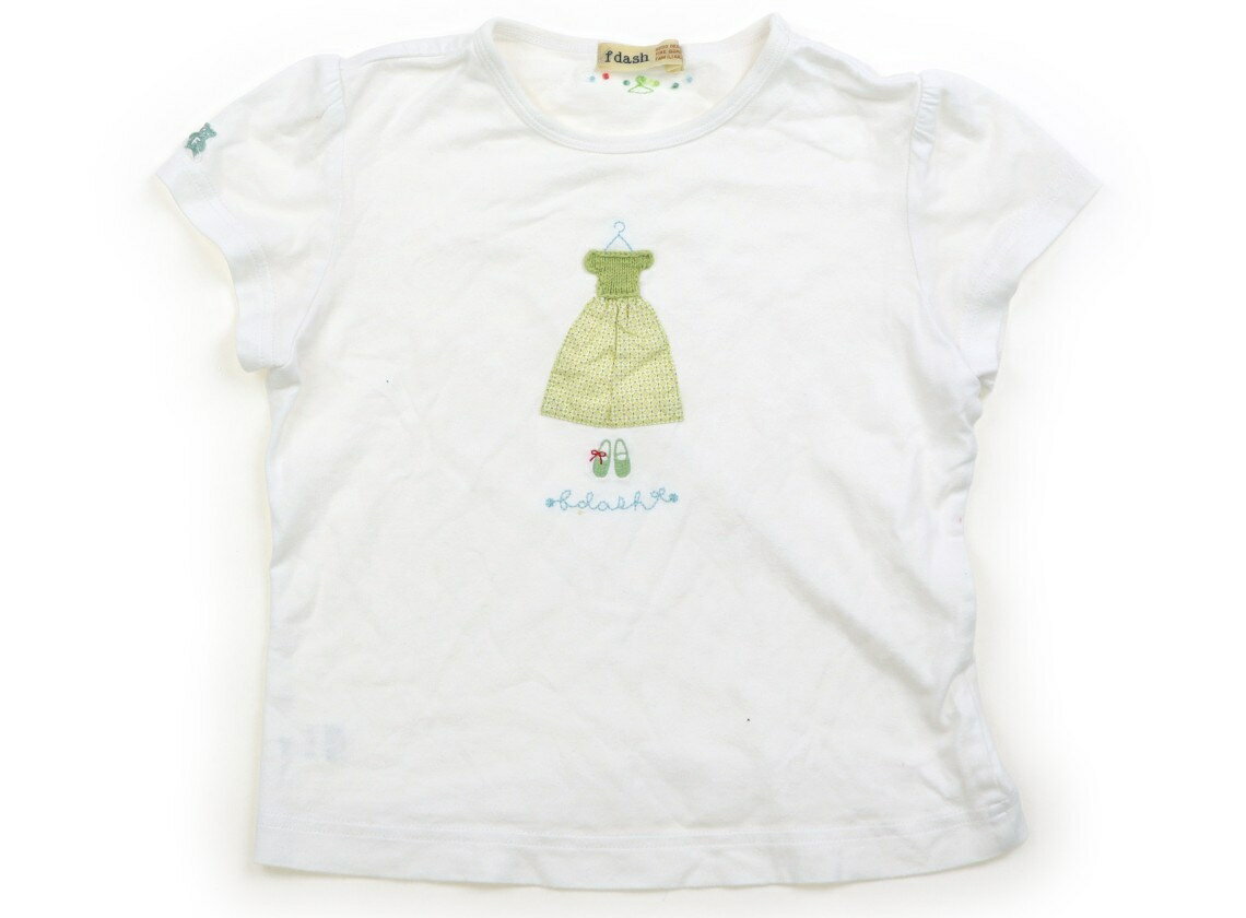 ファミリア familiar Tシャツ・カットソー 120 女の子 白、洋服柄 子供服 ベビー服 キッズ アウトレット ユーズド 【中古】キッズ・ベビー・マタニティ