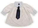 アナスイ ANNA SUI シャツ・ブラウス 110 女の子 ピンクベージュ ネクタイ 子供服 ベビー服 キッズ アウトレット ユーズド 【中古】キッズ・ベビー...
