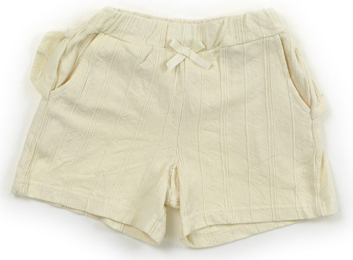 Long-Trousers, Trousers - スラップスリップ SLAP SLIP ショートパンツ 100 女の子 クリームベージュ 子供服 ベビー服 キッズ アウトレット ユーズド 【中古】キッズ・ベビー・マタニティ