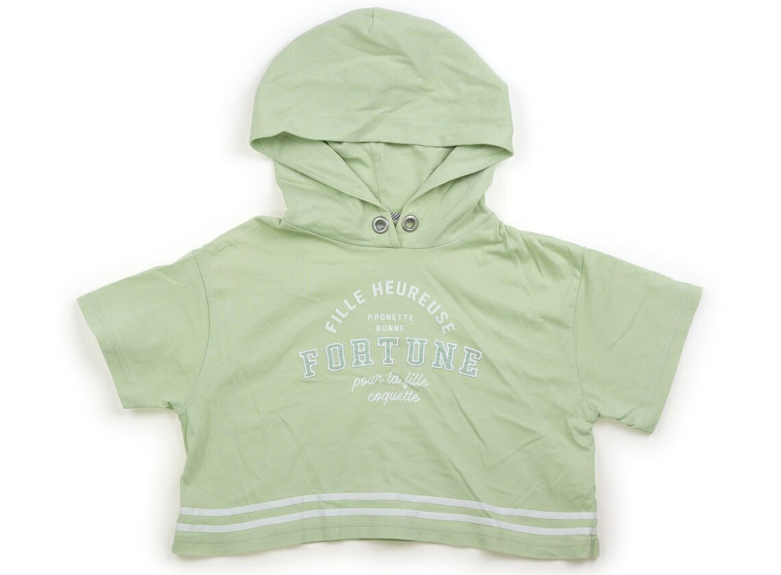 ポンポネット pom ponette パーカー 150 女の子 グリーン 子供服 ベビー服 キッズ アウトレット ユーズド 【中古】キッズ・ベビー・マタニティ 2