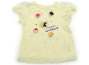 メゾピアノ mezzo piano Tシャツ・カットソー 130 女の子 クリーム 子供服 ベビー服 キッズ アウトレット ユーズド 【中古】キッズ・ベビー・マタニティ