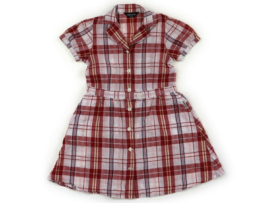 コムサイズム COMME CA ISM ワンピース 110 女の子 赤系 子供服 ベビー服 キッズ アウトレット ユーズド 【中古】キッズ・ベビー・マタニティ