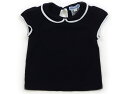 ジャカディ Jacadi Tシャツ・カットソー 80 女の子 ネイビー・ホワイト 子供服 ベビー服 キッズ アウトレット ユーズド 【中古】キッズ・ベビー・マタニティ(4)