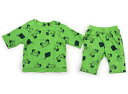 モイモルン moimoln 上下セット 110 男の子 緑・紺・カニ 子供服 ベビー服 キッズ アウトレット ユーズド 【中古】キッズ・ベビー・マタニティ