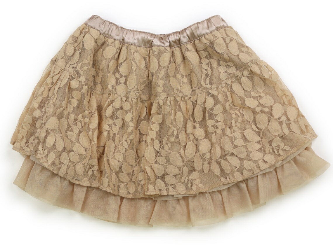 Rakuten - 組曲 Kumikyoku スカート 120 女の子 ベージュ　ドット 子供服 ベビー服 キッズ アウトレット ユーズド 【中古】キッズ・ベビー・マタニティ