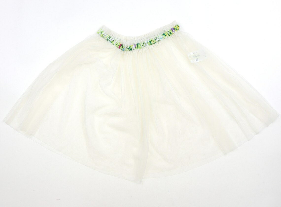 ニットプランナー（KP） Knit Planner(KP) スカート 130 女の子 きなり地　花柄緑 子供服 ベビー服 キ..