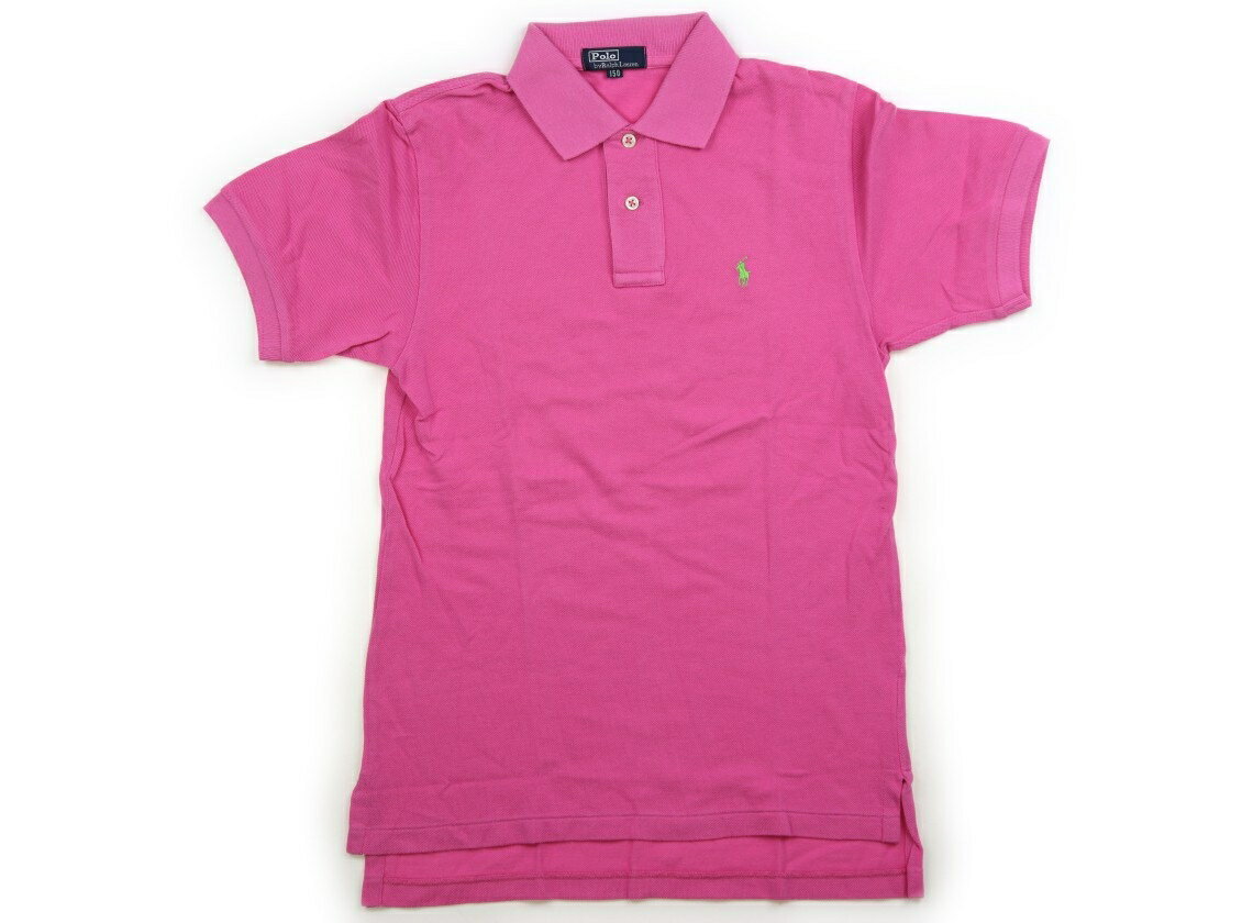 ポロラルフローレン POLO RALPH LAUREN ポロシャツ 150 男の子 ピンク　黄緑　 子供服 ベビー服 キッズ アウトレット ユーズド 【中古】キッズ・ベビー・マタニティ