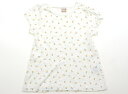 プティマイン petit main Tシャツ・カットソー 110 女の子 オフホワイト、オレンジ花柄 子供服 ベビー服 キッズ アウトレット ユーズド 【中古】キッズ・ベビー・マタニティ(4)