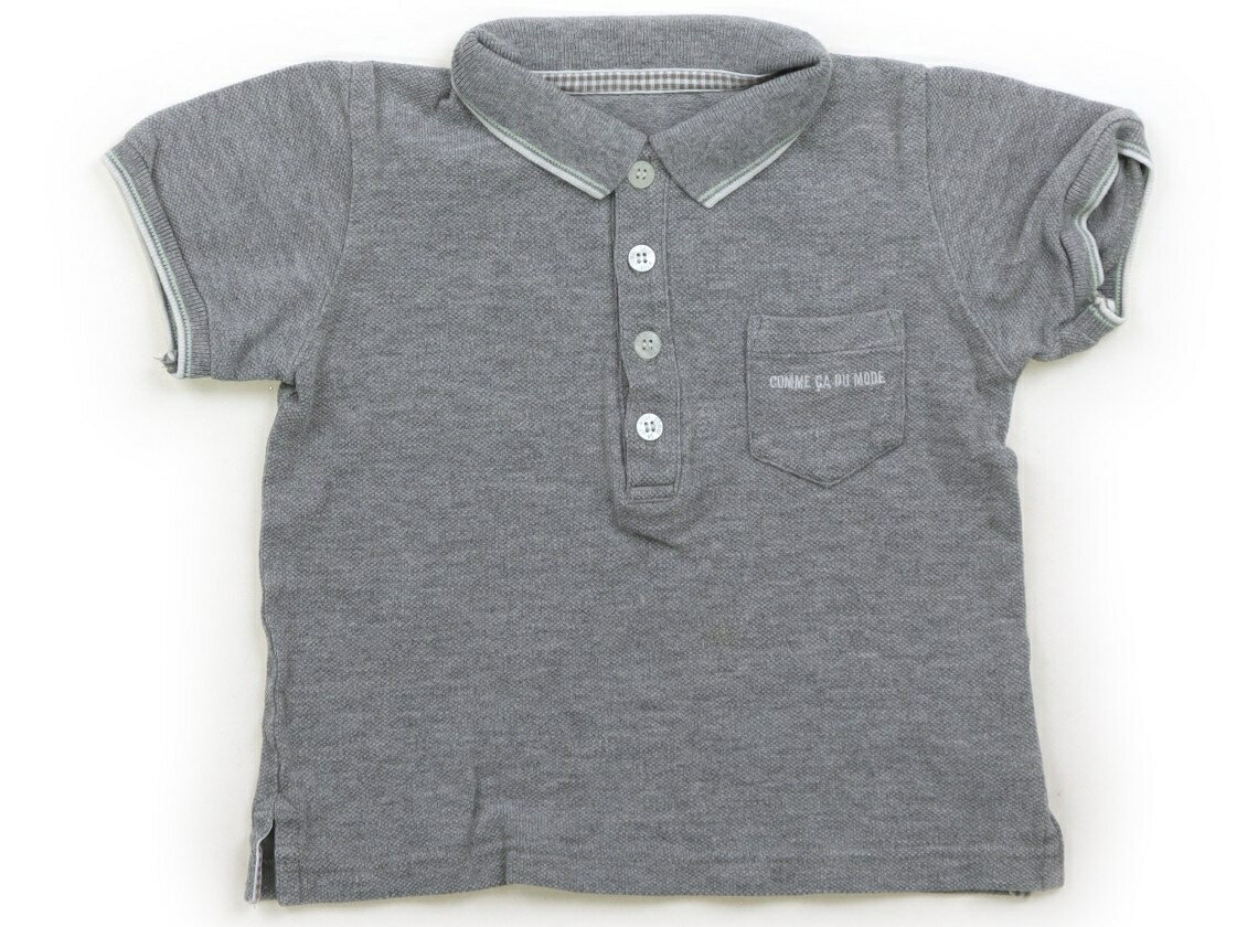 コムサデモード COMME CA DU MODE ポロシャツ 80 男の子 グレー 子供服 ベビー服 キッズ アウトレット ユーズド 【中古】キッズ・ベビー・マタニティ