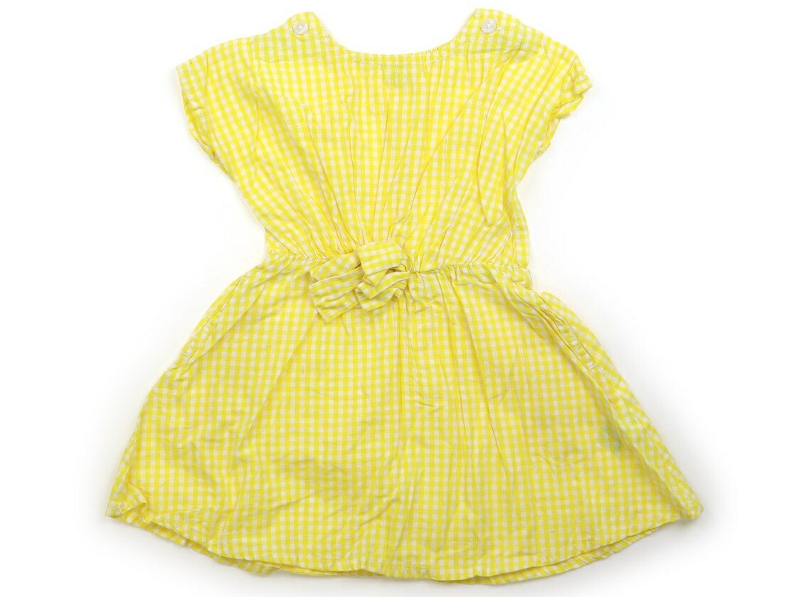 Dresses - セラフ Seraph ワンピース 90 女の子 黄色・チェック 子供服 ベビー服 キッズ アウトレット ユーズド 【中古】キッズ・ベビー・マタニティ