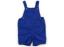 プチバトー PETIT BATEAU ベビーオーバーオール 80 男の子 ブルー 子供服 ベビー服 キッズ アウトレット ユーズド 【中古】キッズ・ベビー・マタ...