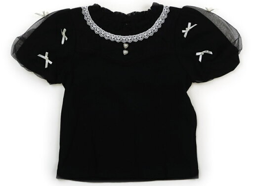 アクシーズファムキッズ axes femme KIDS Tシャツ・カットソー 120 女の子 黒 レース 子供服 ベビー服 キッズ アウトレット ユーズド 【中古】キッズ・ベビー・マタニティ アクシーズファムキッズ axes femme KIDS Tシャツ・カットソー 120 女の子 黒 レース 子供服 ベビー服 キッズ アウトレット ユーズド 【中古】キッズ・ベビー・マタニティ