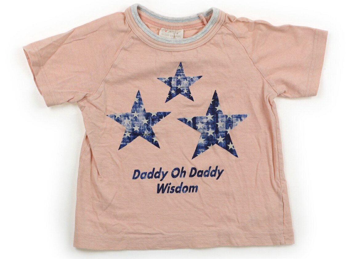 ダディーオーダディー Daddy Oh Daddy Tシャツ・カットソー 120 女の子 ピンク・紺・星 子供服 ベビー服 キッズ アウトレット ユーズド 【中古】キッズ・ベビー・マタニティ