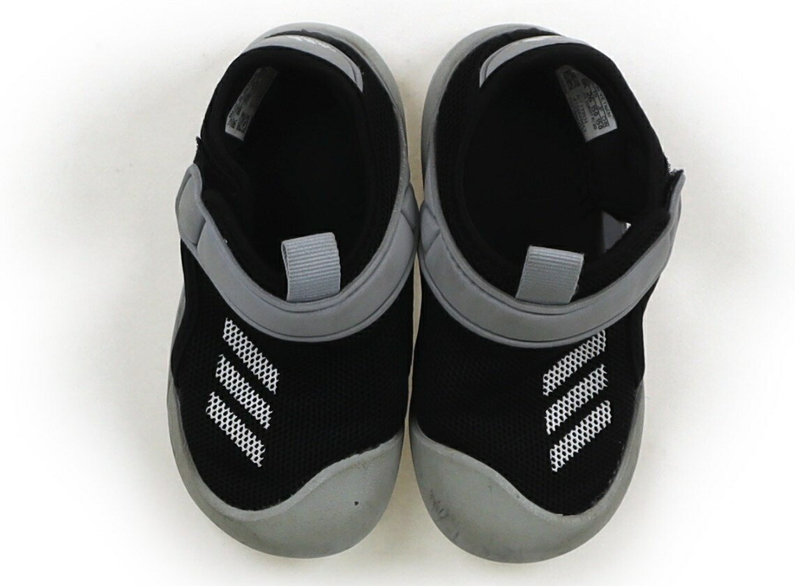 アディダス Adidas スニーカー 靴15cm〜 男の子 ブラック・グレー 子供服 ベビー服 キッズ アウトレット ユーズド 【中古】キッズ・ベビー・マタニティ