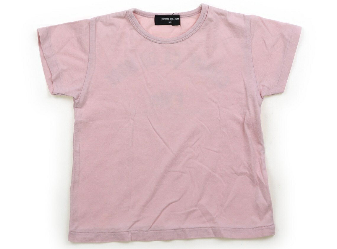 コムサイズム COMME CA ISM Tシャツ・カットソー 90 女の子 ローズピンク 子供服 ベビー服 キッズ アウトレット ユーズド 【中古】キッズ・ベビー・マタニティ