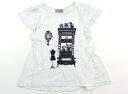 アナスイ ANNA SUI Tシャツ・カットソー 120 女の子 オフホワイト ねこ 子供服 ベビー服 キッズ アウトレット ユーズド 【中古】キッズ・ベビー・...