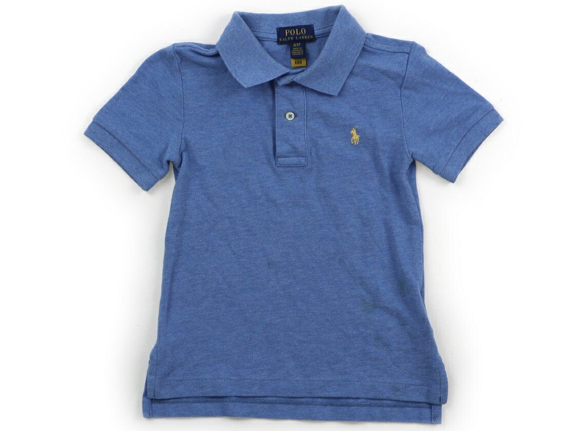 　ブランド 　POLO RALPH LAUREN(ポロラルフローレン) 　カテゴリー 　ポロシャツ 　サイズ 　100サイズ 　色 　ブルー、黄色ロゴ 　状態 　★★（返品不可） 　記名 　なし 　ジャンル 　Boy 実際のサイズ表記は3/3Tです。左側のお腹と腰の広範囲にシミがありますが、外遊び用等にいかがでしょうか。 ＊【状態】【サイズ】に関しての詳しい説明はこちら