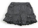 メゾピアノ mezzo piano ショートパンツ 110 女の子 モノクロチェック 子供服 ベビー服 キッズ アウトレット ユーズド 【中古】キッズ・ベビー・マタニティ