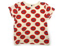 マーキーズ Markey's Tシャツ・カットソー 150 女の子 クリーム地・レッド花柄 子供服 ベビー服 キッズ アウトレット ユーズド 【中古】キッズ・ベビー・マタニティ