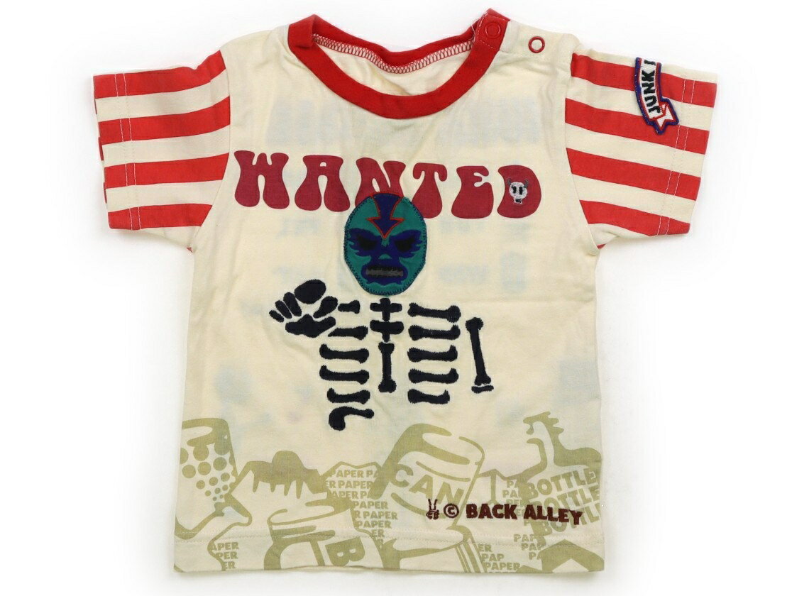 バックアレイ BACK ALLEY Tシャツ・カットソー 80 男の子 クリーム、赤、ネイビー 子供服 ベビー服 キッズ アウトレット ユーズド 【中古】キッズ・ベビー・マタニティ