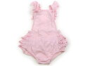 ラッフルバッツ Ruffle Butts ベビーオーバーオール 80 女の子 ピンク 子供服 ベビー服 キッズ アウトレット ユーズド 【中古】キッズ・ベビー・...