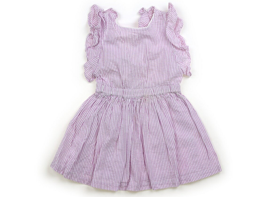 ラッフルバッツ Ruffle Butts ワンピース 95 女の子 パープル、白 子供服 ベビー服 キッズ アウトレット ユーズド 【中古】キッズ・ベビー・マタニティ