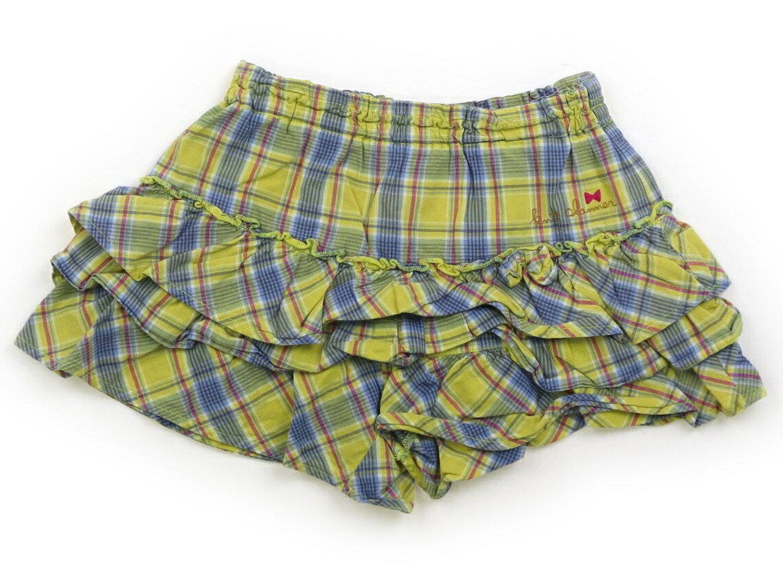 ニットプランナー（KP） Knit Planner(KP) キュロット 80 女の子 黄色、チェック柄 子供服 ベビー服 キ..