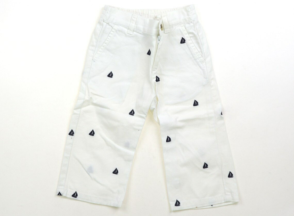 ジャニー＆ジャック Janie & Jack パンツ 70 男の子 白紺ヨット柄 子供服 ベビー服 キッズ アウトレッ..