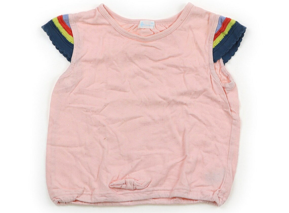 　ブランド 　Combimini(コンビミニ) 　カテゴリー 　Tシャツ・カットソー 　サイズ 　100サイズ 　色 　ピンク 　状態 　★★★ 　記名 　なし 　ジャンル 　Girl 品質タグにシールはがし跡のノリ残りあり。薄いシミが複数見られ、毛羽立ち・洗いざらし感があります。 ＊【状態】【サイズ】に関しての詳しい説明はこちら