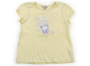 エニィファム anyFAM Tシャツ・カットソー 120 女の子 クリーム 子供服 ベビー服 キッズ アウトレット ユーズド 【中古】キッズ・ベビー・マタニティ