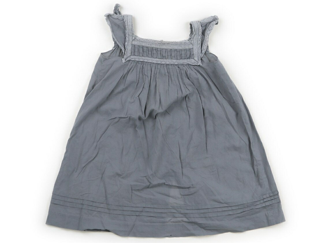 Jumpers - ボンポワン bonpoint ジャンパースカート 80 女の子 グレーレース 子供服 ベビー服 キッズ アウトレット ユーズド 【中古】キッズ・ベビー・マタニティ