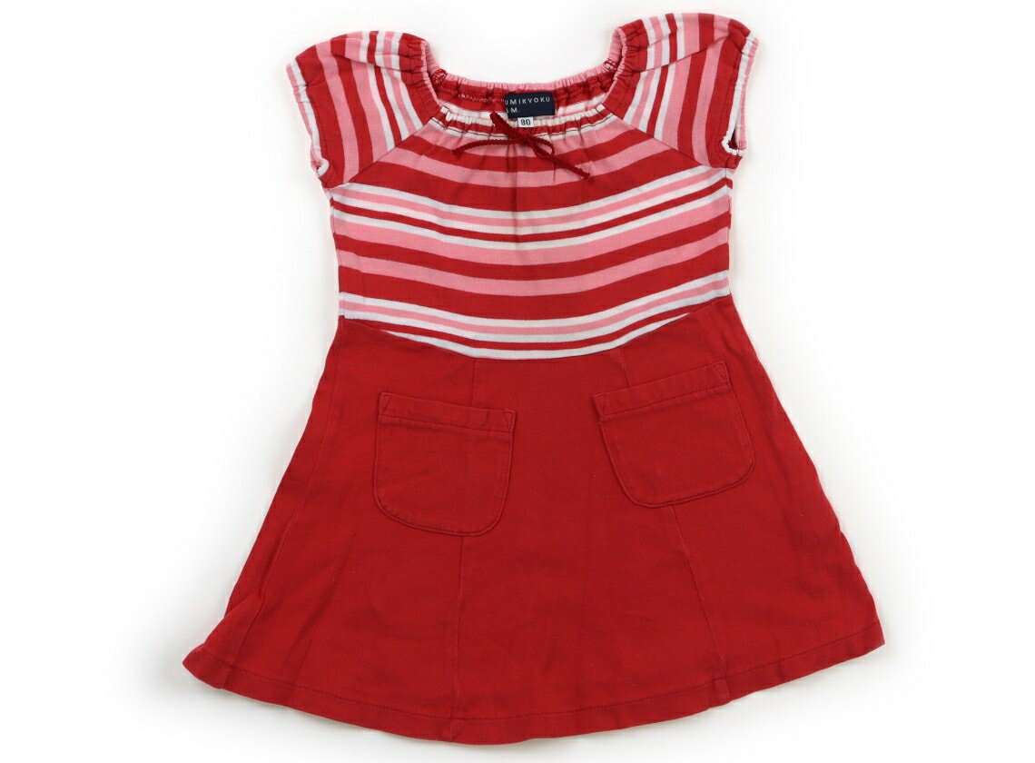 組曲 Kumikyoku ワンピース 80 女の子 レッド・ピンク 子供服 ベビー服 キッズ アウトレット ユーズド 【中古】キッズ・ベビー・マタニティ