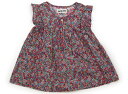 ラブ&ピース&マネー Love&Peace&Money シャツ・ブラウス 110 女の子 赤紫 花柄 子供服 ベビー服 キッズ アウトレット ユーズド 【中古】キッズ・ベビー・マタニティ