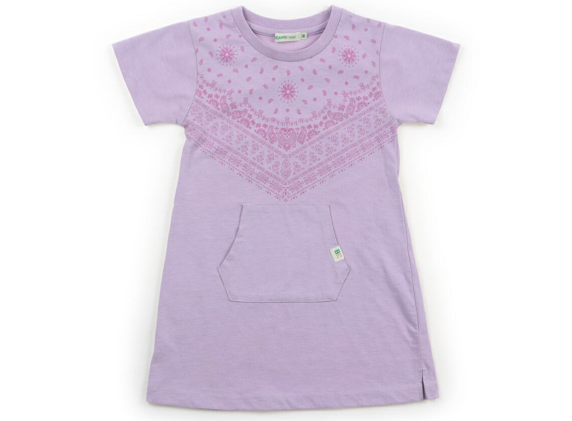 ビームス BEAMS ワンピース 90 女の子 紫・ペイズリー 子供服 ベビー服 キッズ アウトレット ユーズド 【中古】キッズ・ベビー・マタニティ
