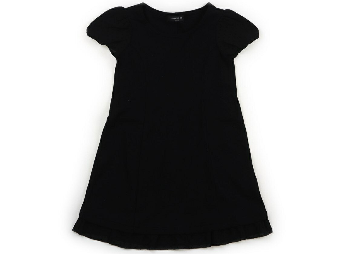 コムサイズム COMME CA ISM ワンピース 110 女の子 黒ドット 子供服 ベビー服 キッズ アウトレット ユーズド 【中古】キッズ・ベビー・マタニティ