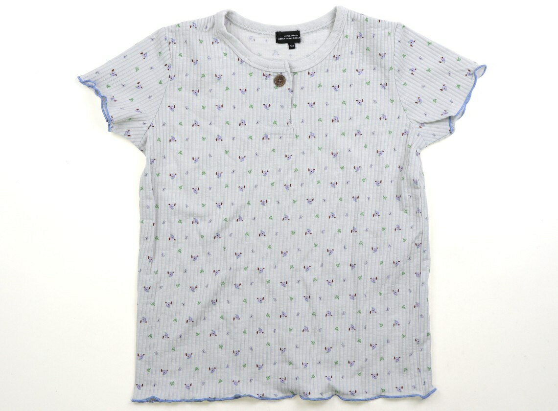 T-Shirts （Short Sleeve） - ユナイテッドアローズ UNITED ARROWS Tシャツ・カットソー 140 女の子 ブルーグレー・花柄 子供服 ベビー服 キッズ アウトレット ユーズド 【中古】キッズ・ベビー・マタニティ