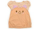 メゾピアノ mezzo piano Tシャツ・カットソー 120 女の子 オレンジ、クマ柄 子供服 ベビー服 キッズ アウトレット ユーズド 【中古】キッズ・ベビー・マタニティ