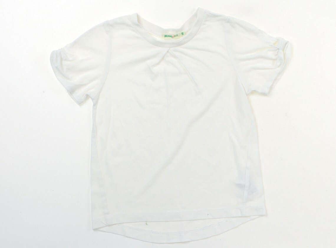 ビームス BEAMS Tシャツ・カットソー 110 女の子 ホワイト 子供服 ベビー服 キッズ アウトレット ユーズド 【中古】キッズ・ベビー・マタニティ