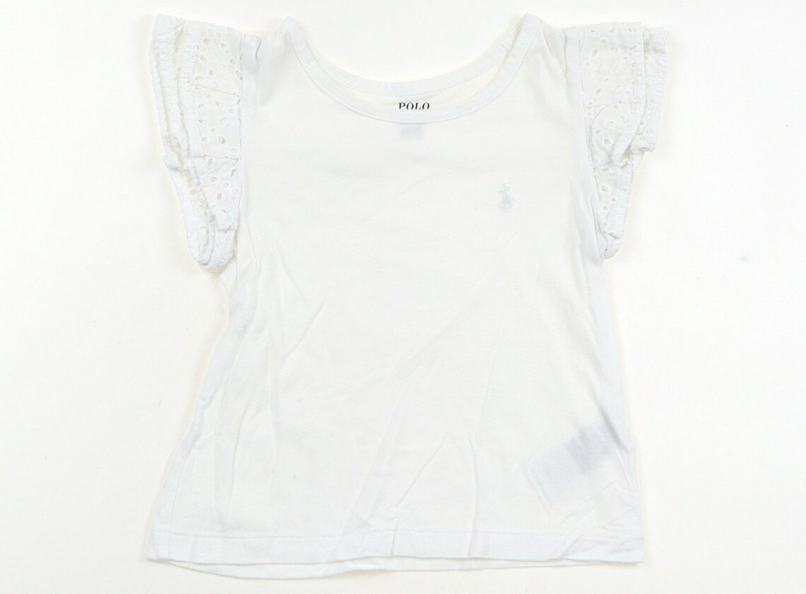 ポロラルフローレン POLO RALPH LAUREN Tシャツ・カットソー 110 女の子 ホワイト 子供服 ベビー服 キッズ アウトレット ユーズド 【中古】キッズ・ベビー・マタニティ