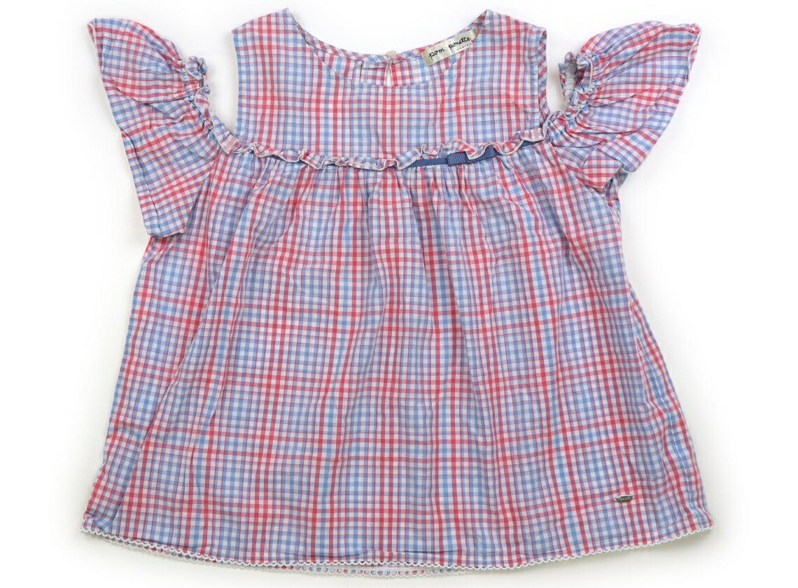 Rakuten - ポンポネット pom ponette チュニック 160 女の子 ブルーピンク 子供服 ベビー服 キッズ アウトレット ユーズド 【中古】キッズ・ベビー・マタニティ