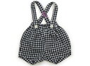ブリーズ BREEZE ベビーオーバーオール 80 女の子 ブラック・ギンガムチェック 子供服 ベビー服 キッズ アウトレット ユーズド 【中古】キッズ・ベビー...