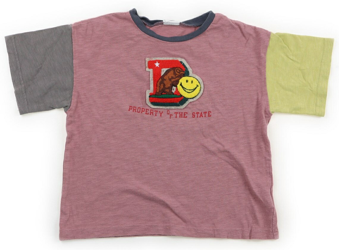 ブリーズ BREEZE Tシャツ・カットソー 110 男の子 モーブピンク グレー 山吹色 子供服 ベビー服 キッズ アウトレット ユーズド 【中古】キッズ・ベビー・マタニティ